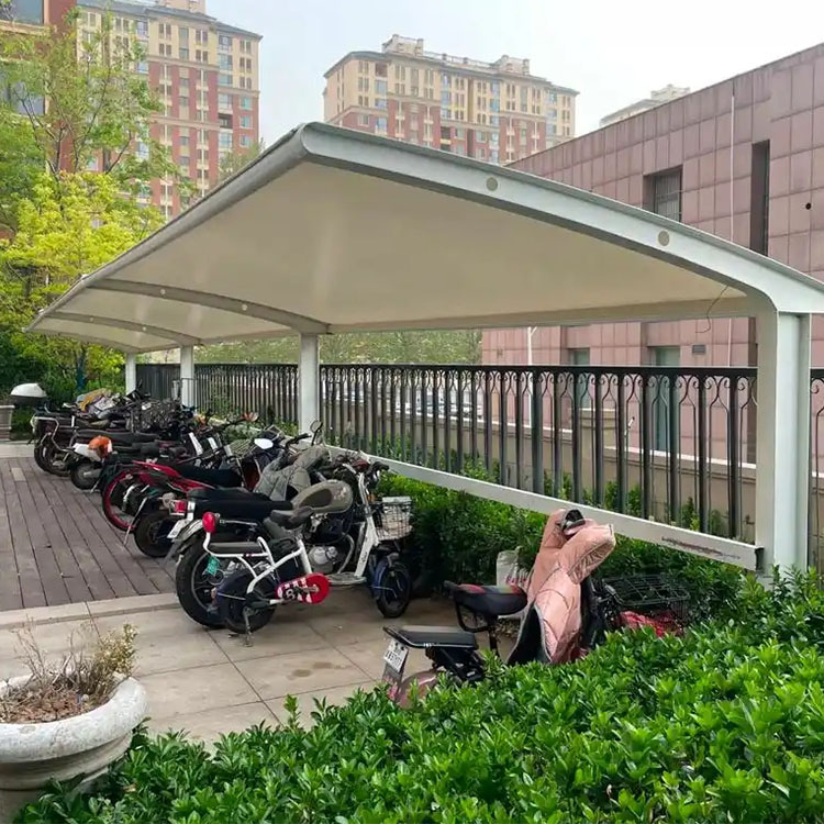 孟州市膜结构电动车棚